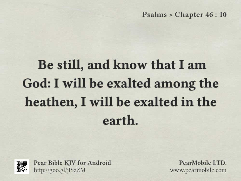 Psalms, Chapter 46:10
